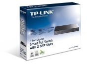TP-LINK TL-SF1008P 4-Port PoE'li 8-Portlu 10/100Mbps Masaüstü Switch - 1